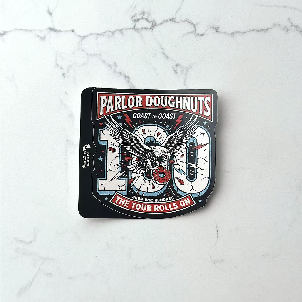 "The Tour Rolls On" Sticker