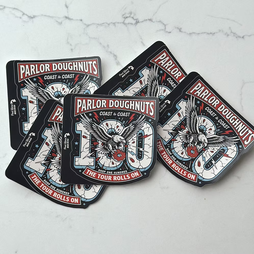 "The Tour Rolls On" Sticker